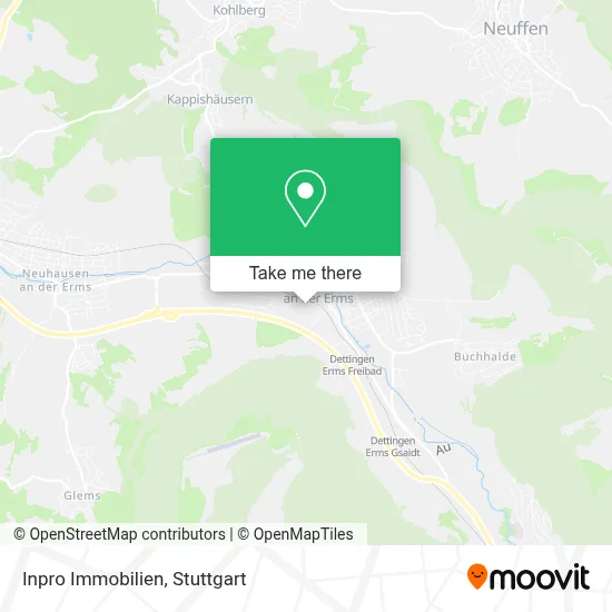 Inpro Immobilien map