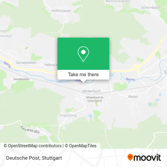 Deutsche Post map
