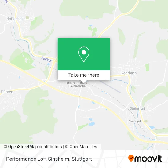 Performance Loft Sinsheim map