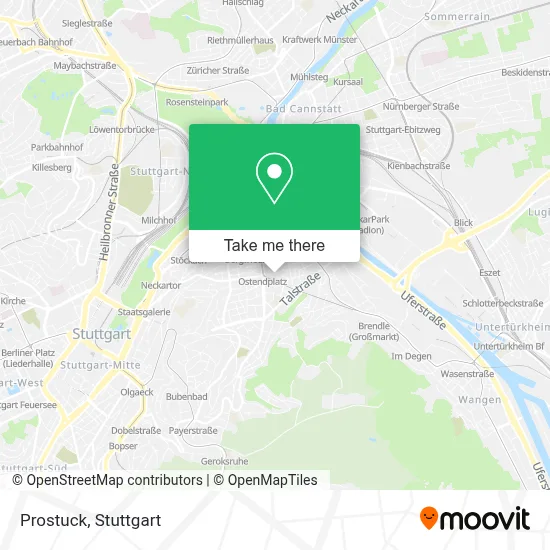Prostuck map