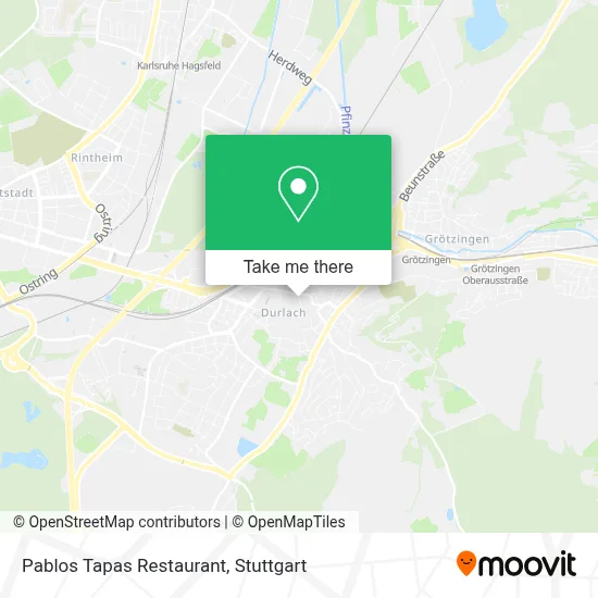 Pablos Tapas Restaurant map