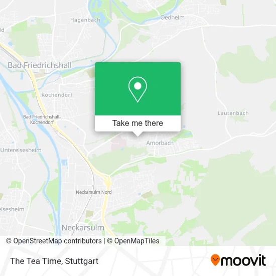 The Tea Time map