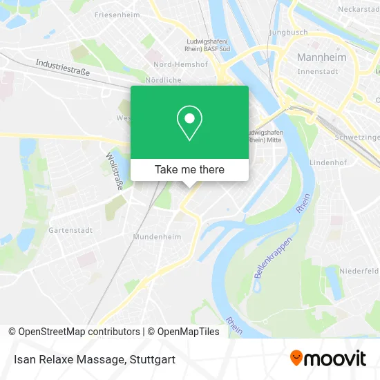 Isan Relaxe Massage map