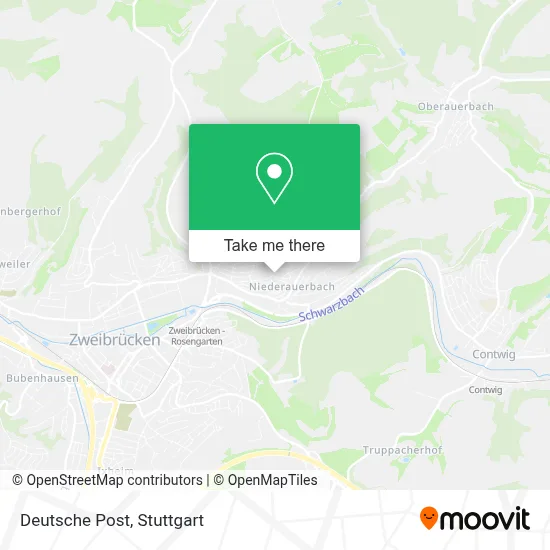 Deutsche Post map