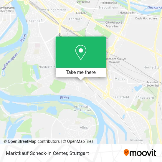 Marktkauf Scheck-In Center map