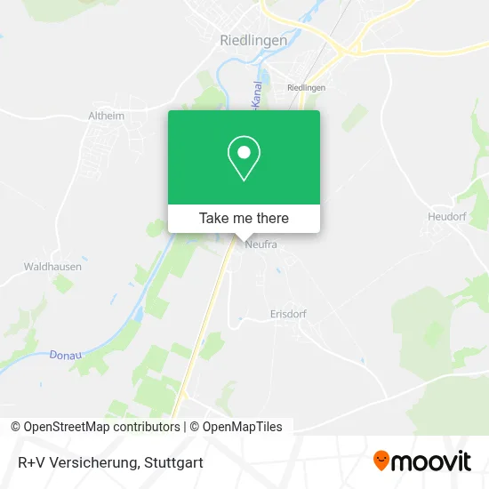 R+V Versicherung map