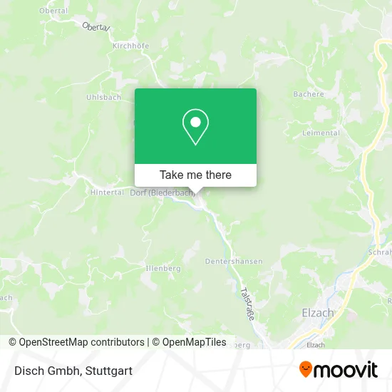 Disch Gmbh map