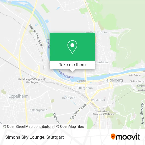 Simons Sky Lounge map