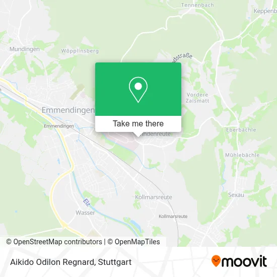 Aikido Odilon Regnard map