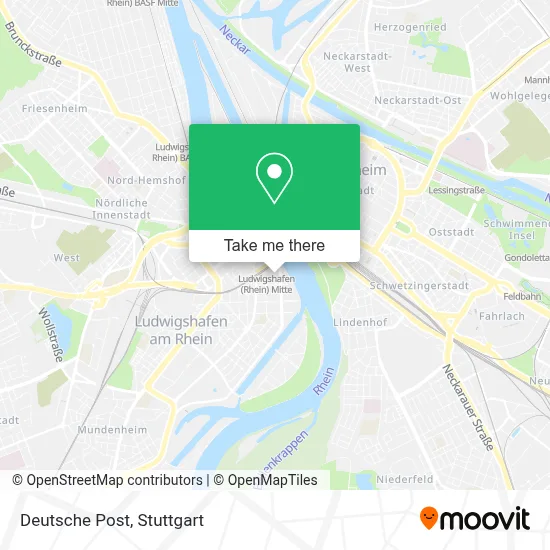 Deutsche Post map