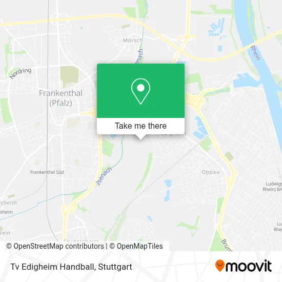 Tv Edigheim Handball map
