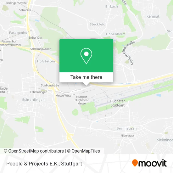 People & Projects E.K. map