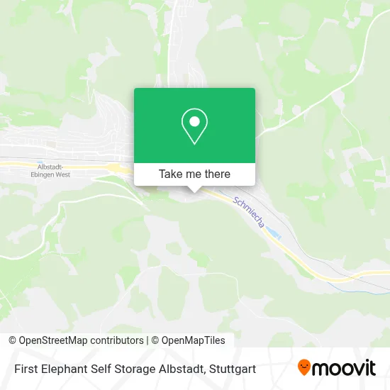 First Elephant Self Storage Albstadt map