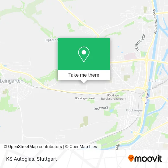 KS Autoglas map
