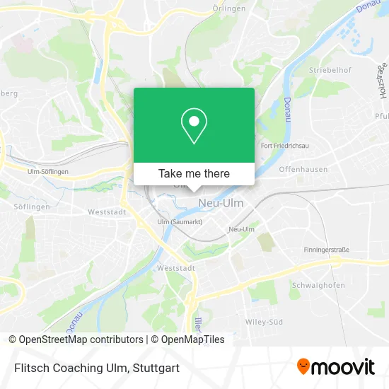 Flitsch Coaching Ulm map