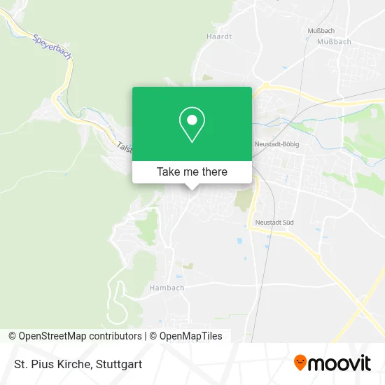 St. Pius Kirche map
