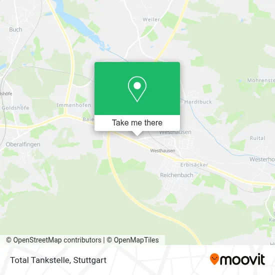 Total Tankstelle map