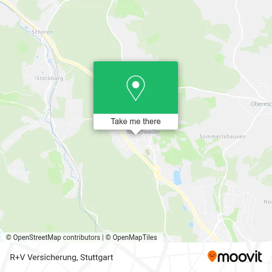 R+V Versicherung map