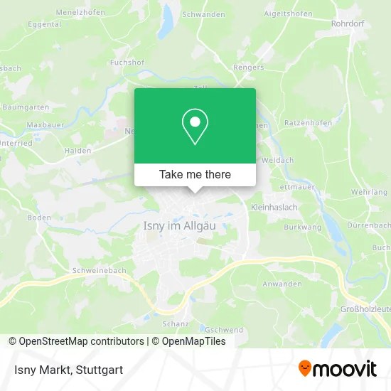 Isny Markt map