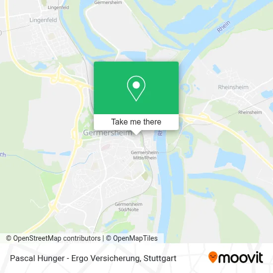 Pascal Hunger - Ergo Versicherung map