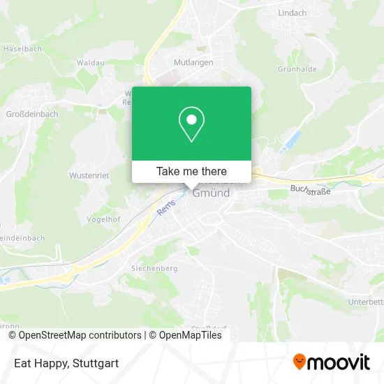 Eat Happy map