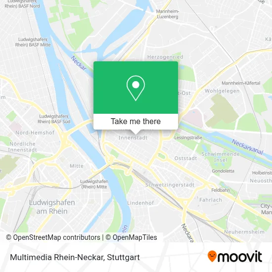 Multimedia Rhein-Neckar map