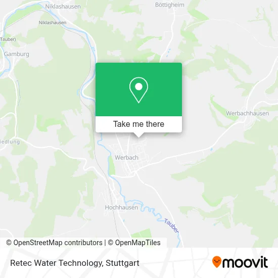 Retec Water Technology map
