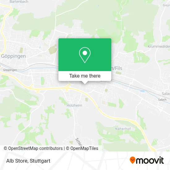 Alb Store map