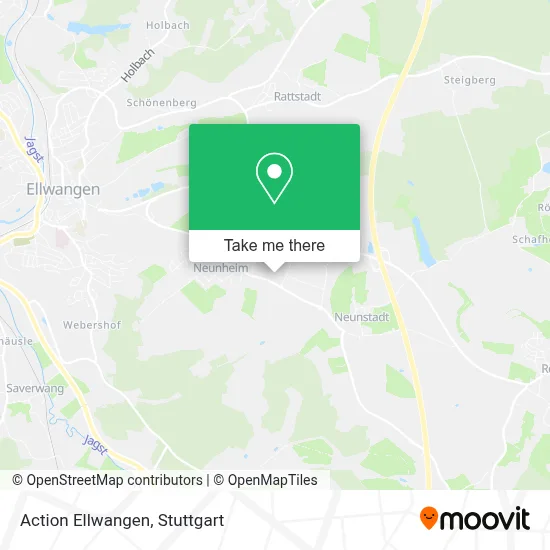 Action Ellwangen map