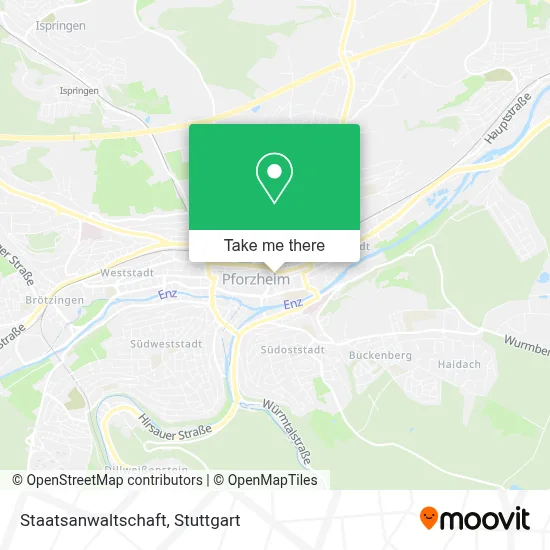 Staatsanwaltschaft map