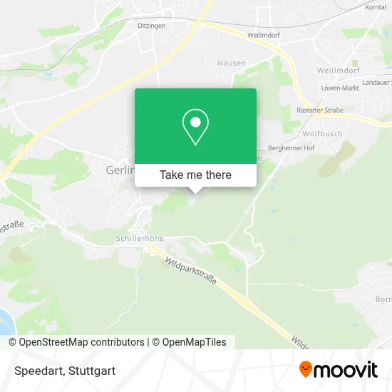 Speedart map