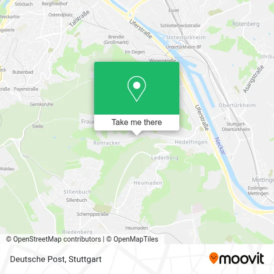 Deutsche Post map