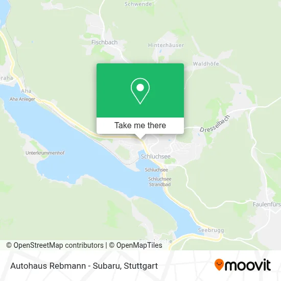 Autohaus Rebmann - Subaru map