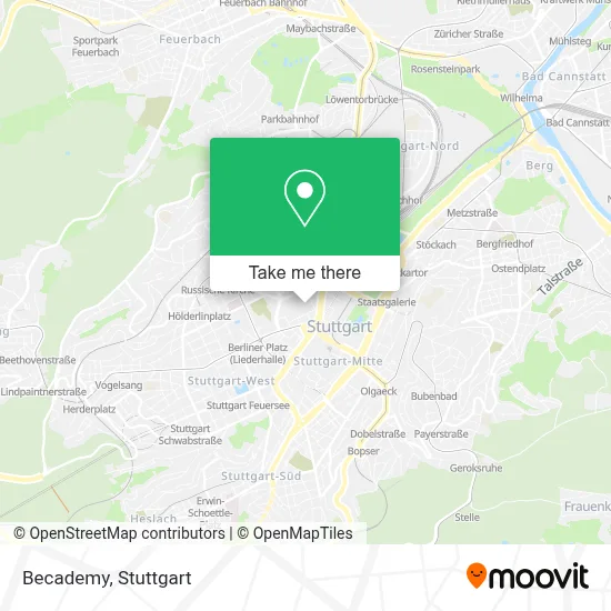 Becademy map