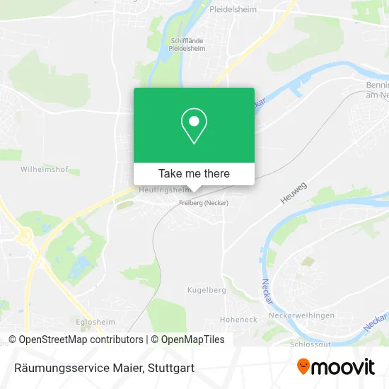 Räumungsservice Maier map