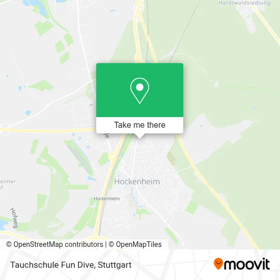 Tauchschule Fun Dive map