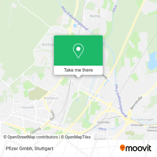 Pfizer Gmbh map