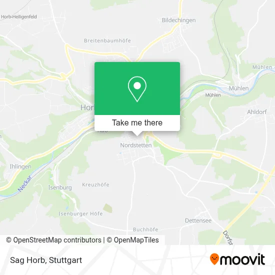 Sag Horb map