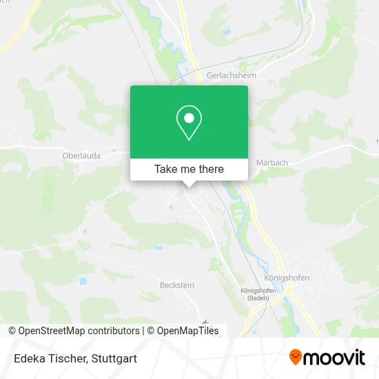 Edeka Tischer map