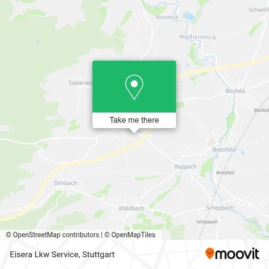 Eisera Lkw Service map