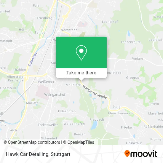 Hawk Car Detailing map
