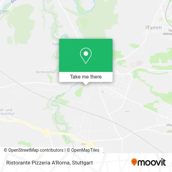 Ristorante Pizzeria A'Roma map