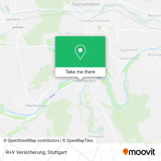 R+V Versicherung map