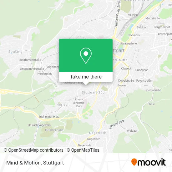 Mind & Motion map