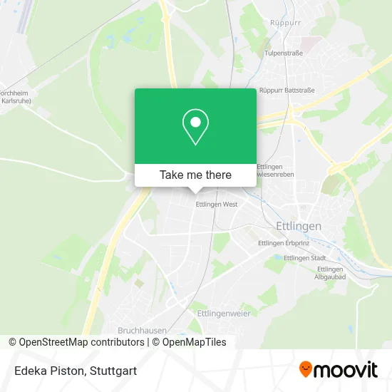 Edeka Piston map