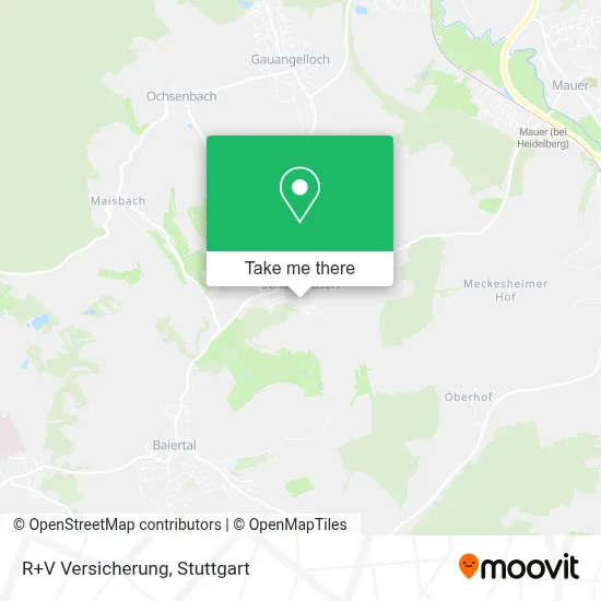R+V Versicherung map