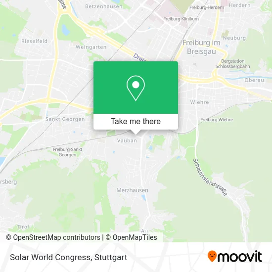 Solar World Congress map