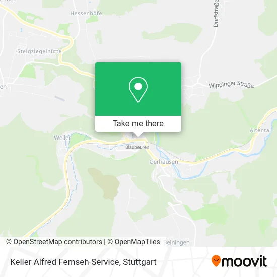 Keller Alfred Fernseh-Service map