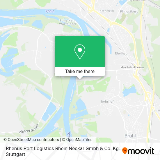 Rhenus Port Logistics Rhein Neckar Gmbh & Co. Kg map
