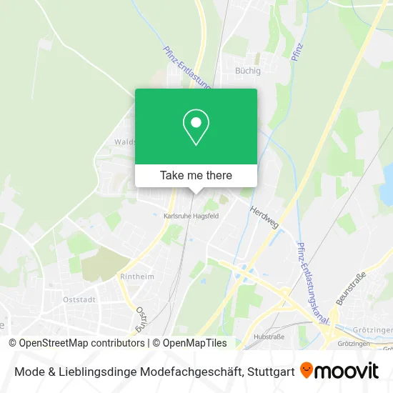 Mode & Lieblingsdinge Modefachgeschäft map